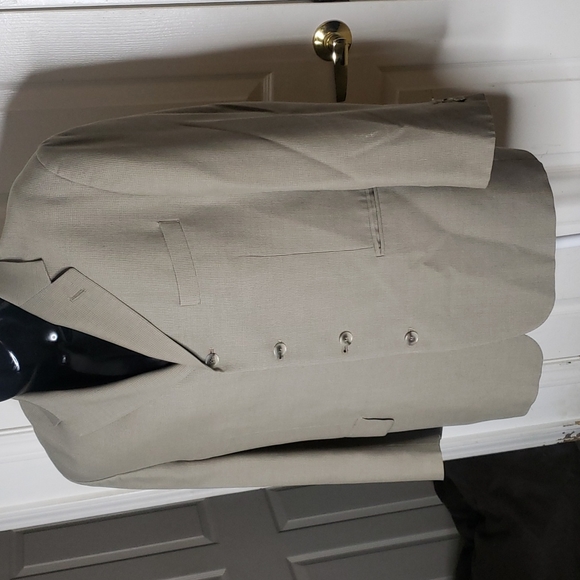 Claudio Morelli Beige Blazer Size 44R - Picture 2 of 5